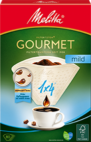 Melitta® Filtertüten® 1x4®/80 Gourmet mild